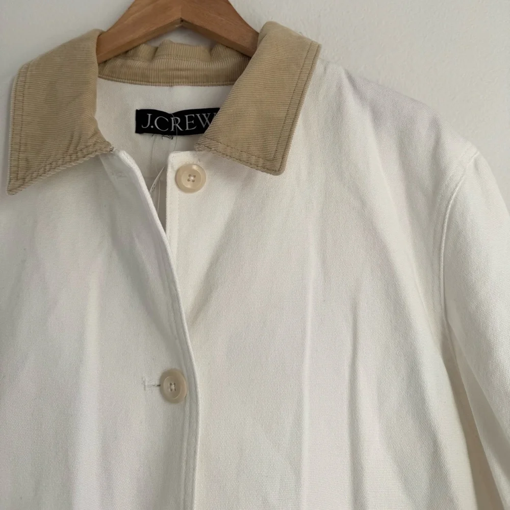 NWT J Crew Barn Jacket In Canvas Size M - Picture 3 of 10